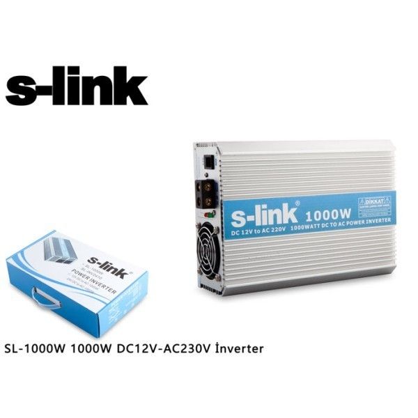 S-Link SL-1000W 1000W DC 12V-230V İnvertör #4