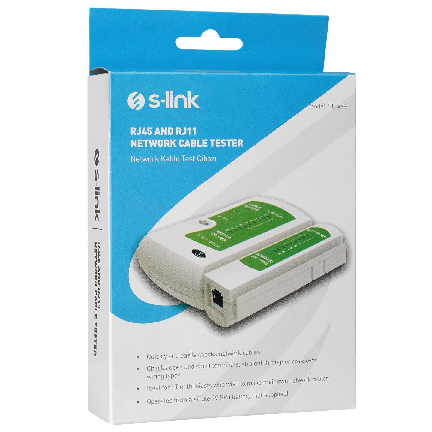 S-link SL-468 RJ-45 RJ-11 Kablo Test Cihaz #3