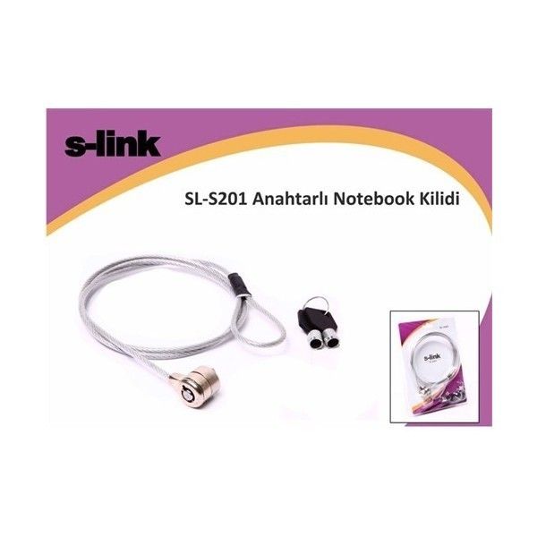 S-Link SL-S201 Anahtarlı Notebook Kilidi