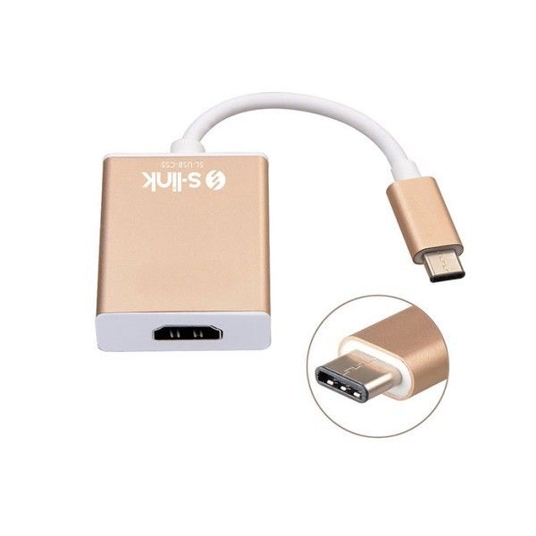 S-Link SL-USB-C55 Type C to Hdmi Dişi Adaptör