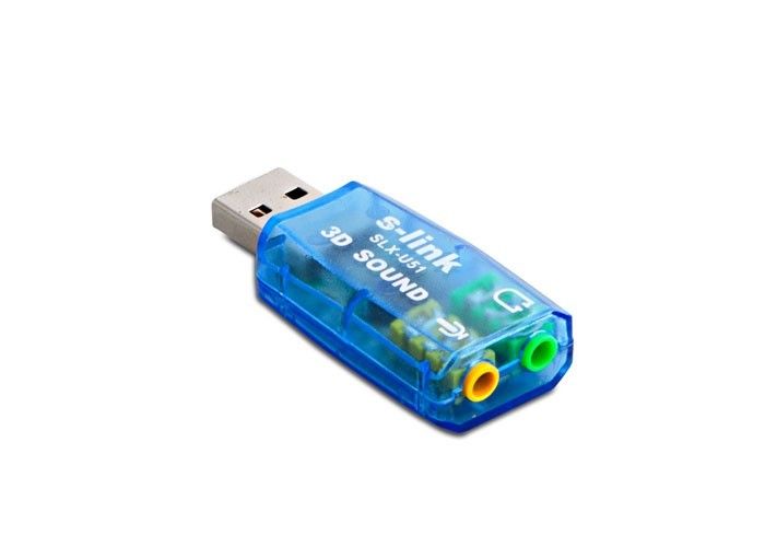 S-Link SLX-U51 Usb Ses Kartı 2.0 Çevirici Adaptör #2