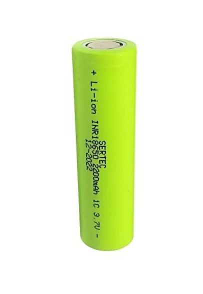 Sertec 18650 3.7V 2200mAh 1C Başsız Lityum Pil