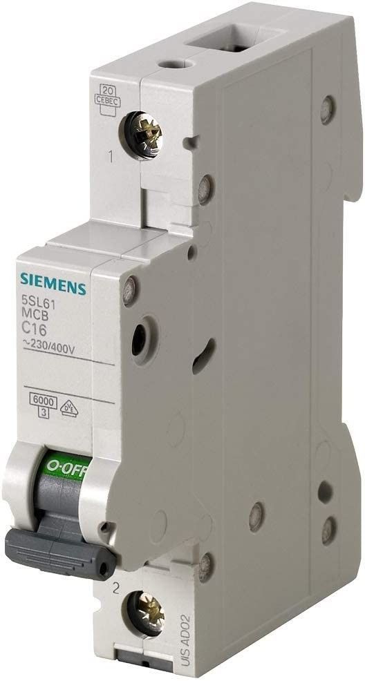 Siemens 5SL6163-7 63A C63 6KA 70mm Otomat