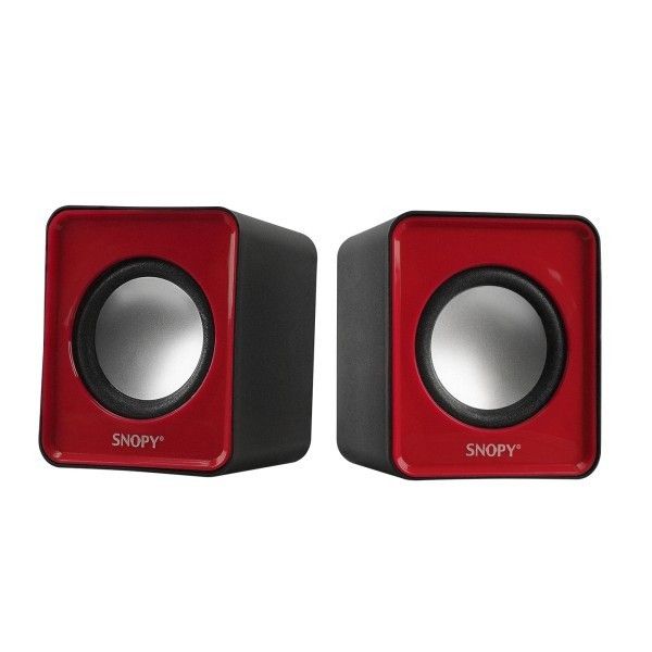 Snopy SN-66 2.0 Kırmızı Mini Usb Speaker