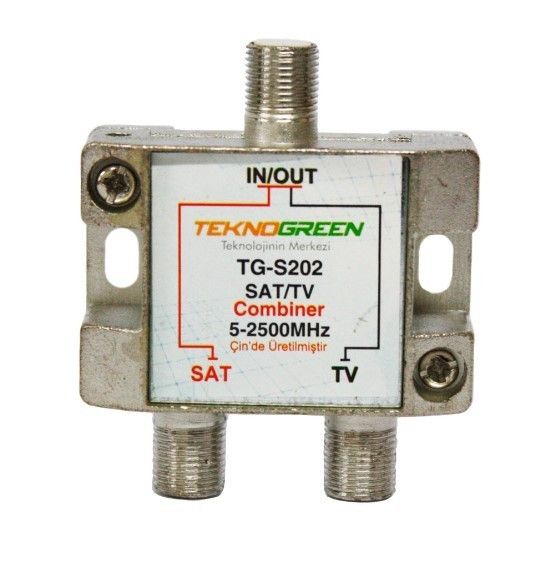 TeknoGreen TG-S202 5-2500 Mhz Tv-Sat Birleştirici