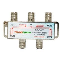 TeknoGreen TG-S400 5-2500 Mhz 1 in 4 out Splitter