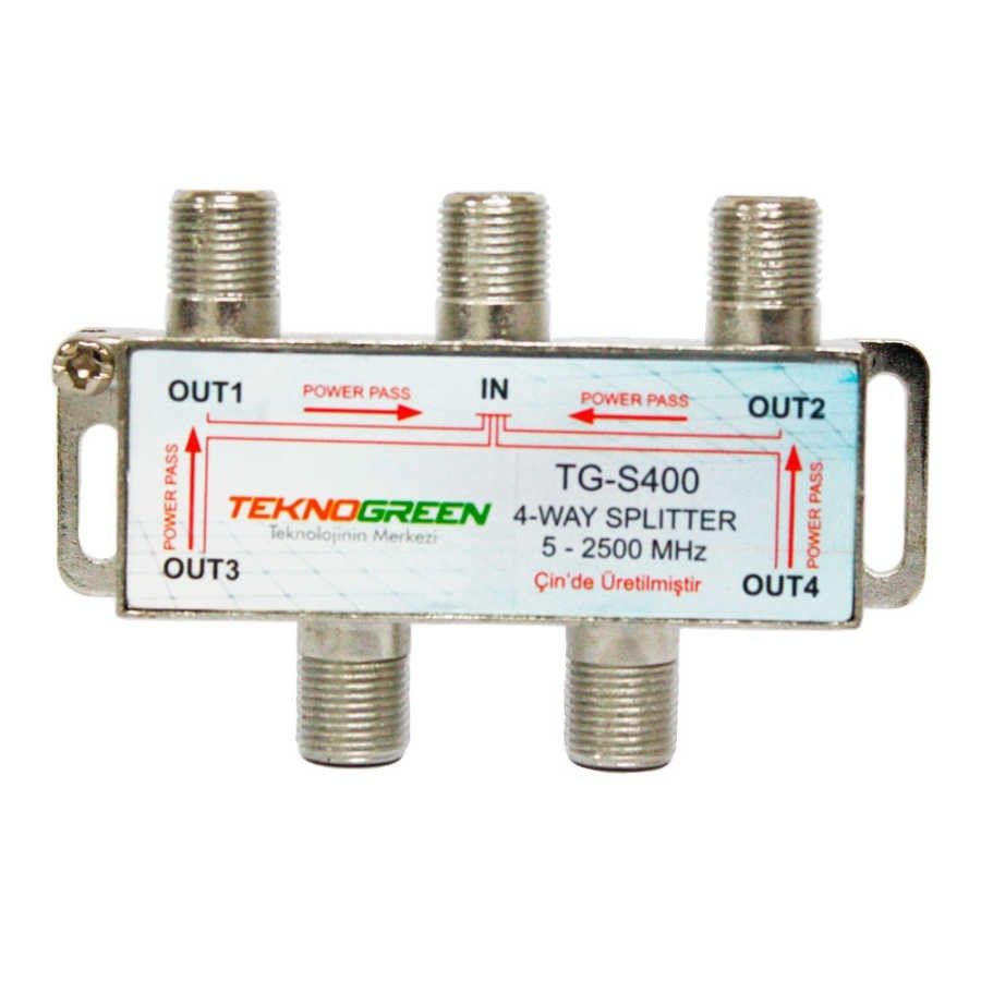 TeknoGreen TG-S400 5-2500 Mhz 1 in 4 out Splitter #2