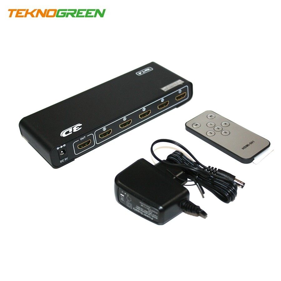 TeknoGreen THS-005 5 in - 1 Port Çıkış Hdmi Switch #2