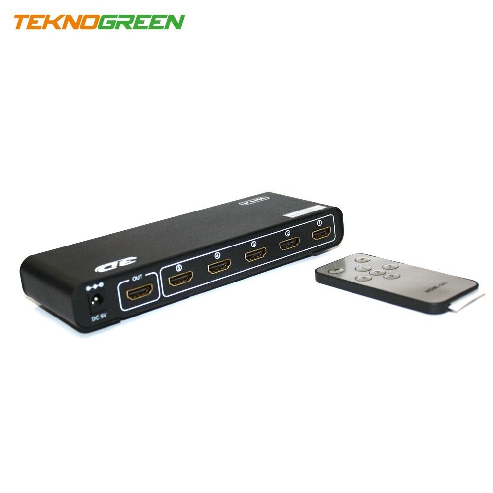 TeknoGreen THS-005 5 in - 1 Port Çıkış Hdmi Switch #3