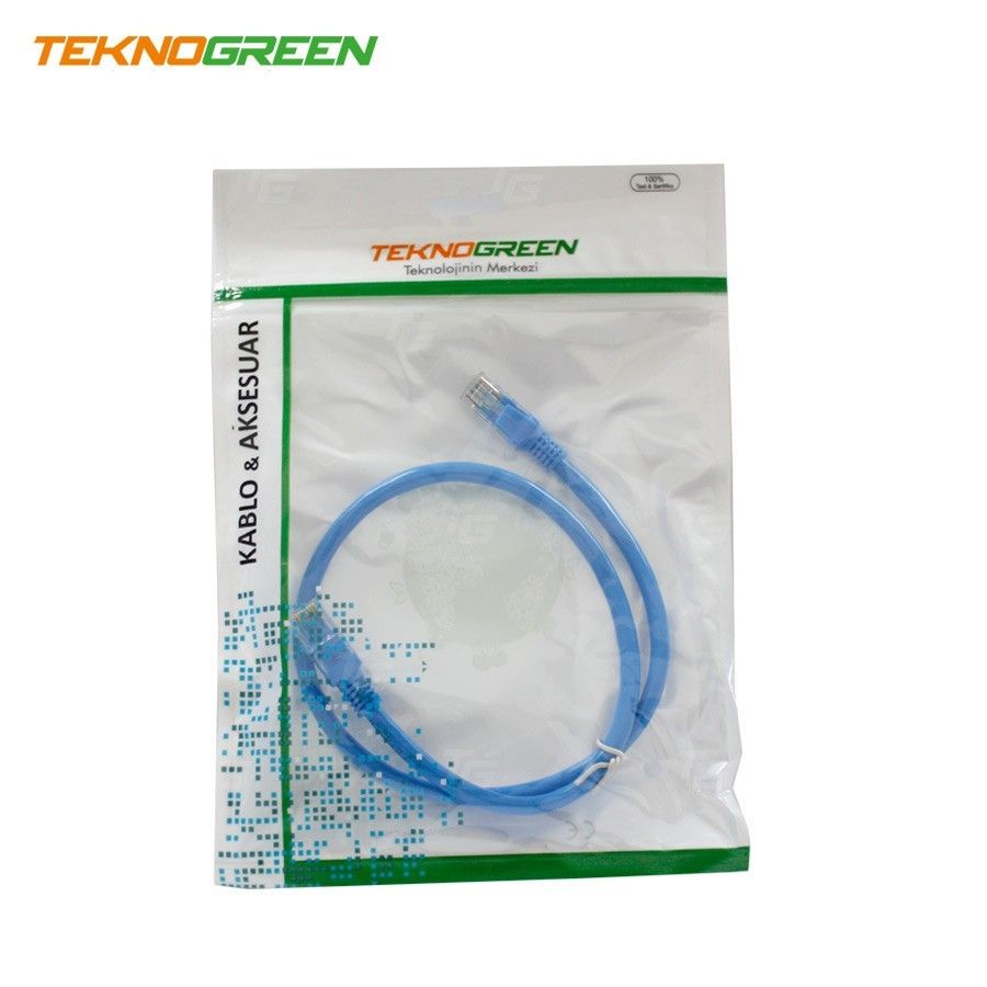 TeknoGreen TKC-001M 1m. Cat6 Kablo Mavi #2