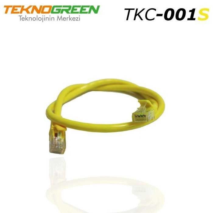 TeknoGreen TKC-001S 1m. Cat6 Kablo Sarı