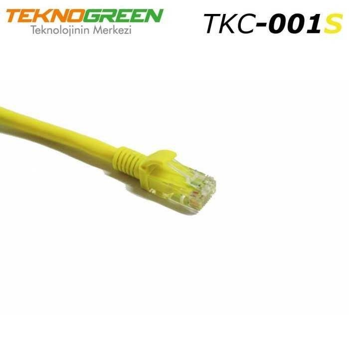 TeknoGreen TKC-001S 1m. Cat6 Kablo Sarı #2