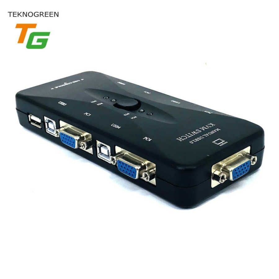 TeknoGreen TVS-344 4 Port USB Kvm Switch