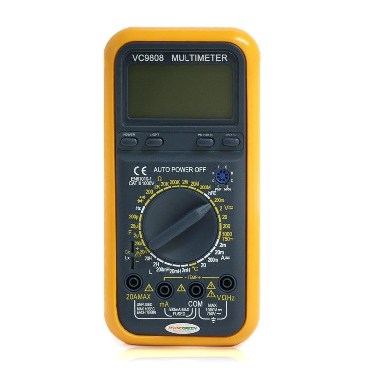 TeknoGreen VC-9808 Sıcaklık Hz Dijital Ölçü Aleti #2