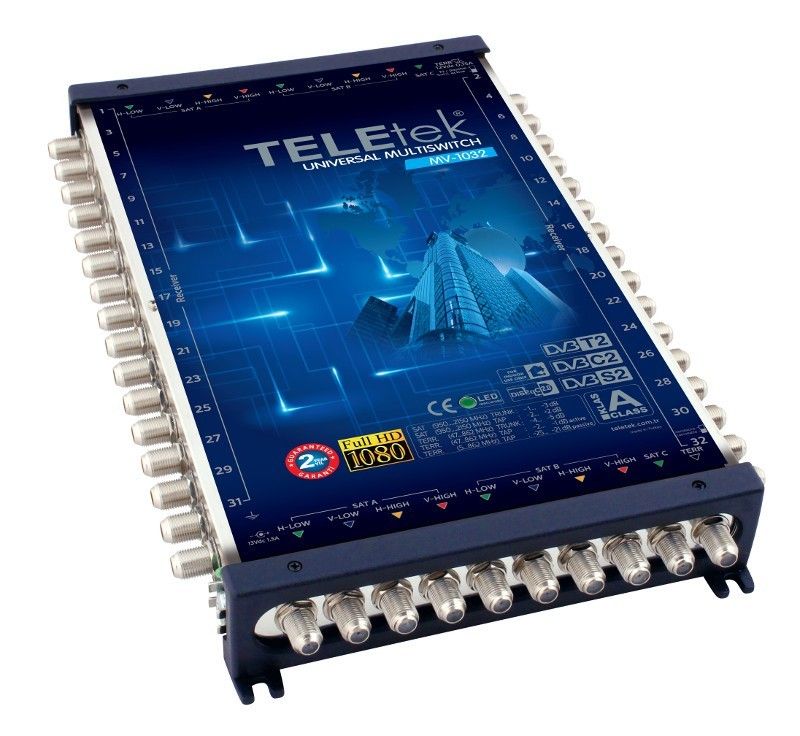 Teletek MV-1032 32 Çıkışlı Merkezi Sistem Santrali