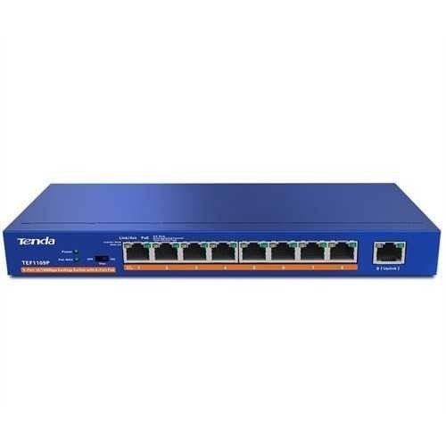 Tenda TEF1109P 9 Port 10,100 8 Port PoE 63W Switch