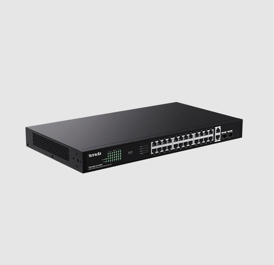 Tenda TEG1128P-24-410W 24 Port PoE Switch #3