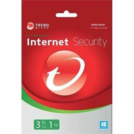 TrendMicro Titanium Internet Security 3 Kul. 1 Yıl