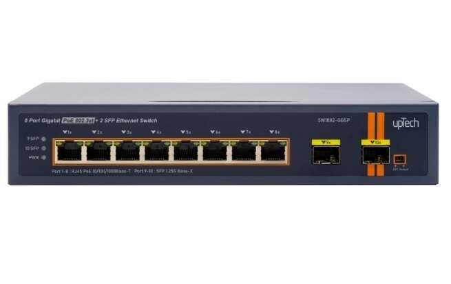 Uptech SW1082-GGSP 8 Port PoE Gigabit 2SFP Switch #2