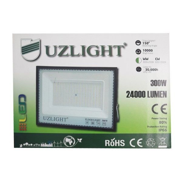 Uzlight Uzpro 300W Led Projektör Beyaz #4