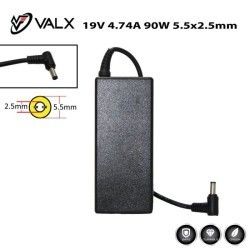 Valx LA-19055 19V 4.74A 90W 5.5x2.5 Laptop Adaptör