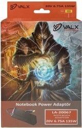 Valx LA-20067 20V 6.75A 7.9x5.5 Notebook Adaptör #3