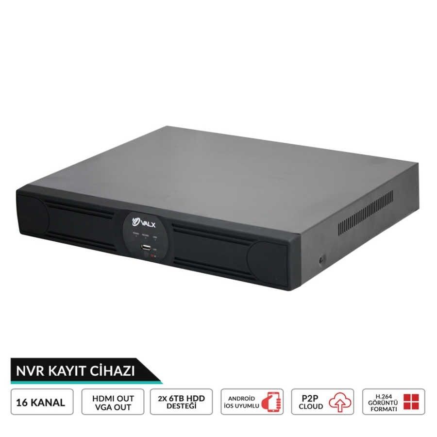 Valx NVR-HD32 32 Kanal 4.0MP NVR Kayıt Cihazı