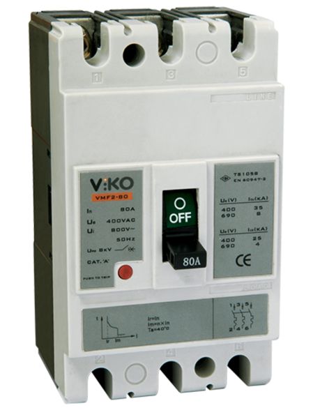 Viko VMF3-250 3P 250A 35kA Kompakt Şalter