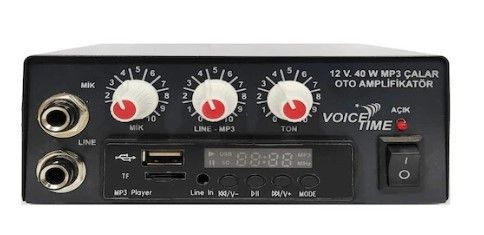 VoiceTime 12V 40W Usb Girişli Pazarcı Anfisi #2