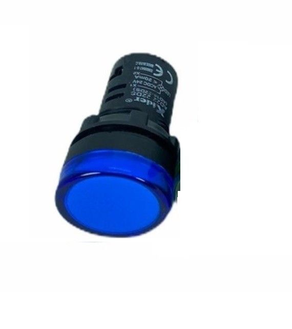 Xider AD22-22DS 22mm 24V Sinyal Lambası (Mavi)