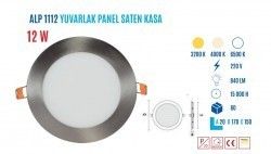 YCL ALP-1112G 12W Sıvaaltı Yuvarlak Günışığı Saten #2