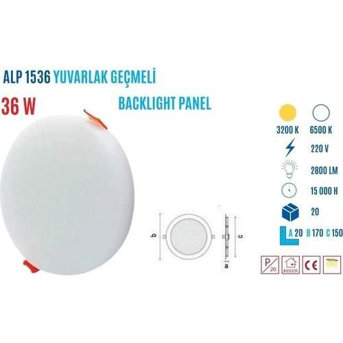 YCL ALP-1536G 36W Geçmeli Backlight Yuv. Pan. G.Iş #2