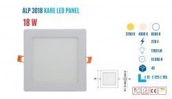 YCL ALP-3018G 18W Sıvaaltı Kare Günışığı Led Panel #2