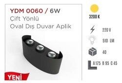 YCL YDM-0060 6W G.Işığı Çift Yönlü Led Duvar Aplik #3