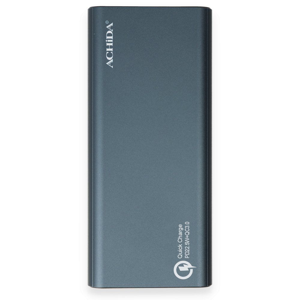 Achida P8 22.5W 20000 mAh QC3.0 Led Ekranlı Powerbank