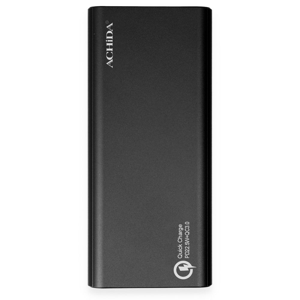 Achida P8 22.5W 20000 mAh QC3.0 Led Ekranlı Powerbank