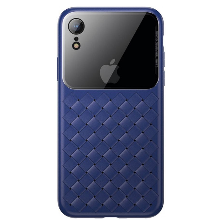 Baseus Weaving Case Series iPhone XR Hasır Desenli Kılıf WIAPIPH61-BL