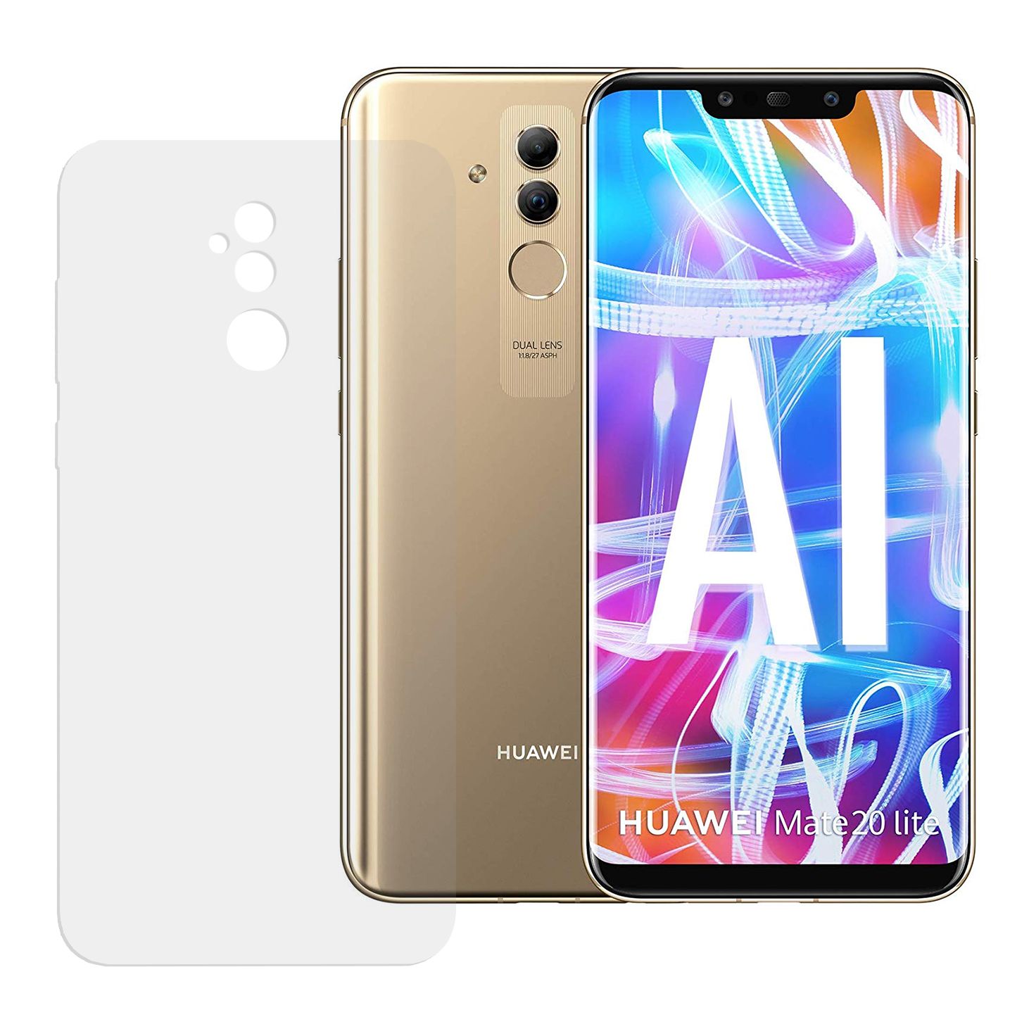 Bufalo Huawei Mate 20 Lite ARKA GÖVDE Koruyucu FlexiGlass Nano