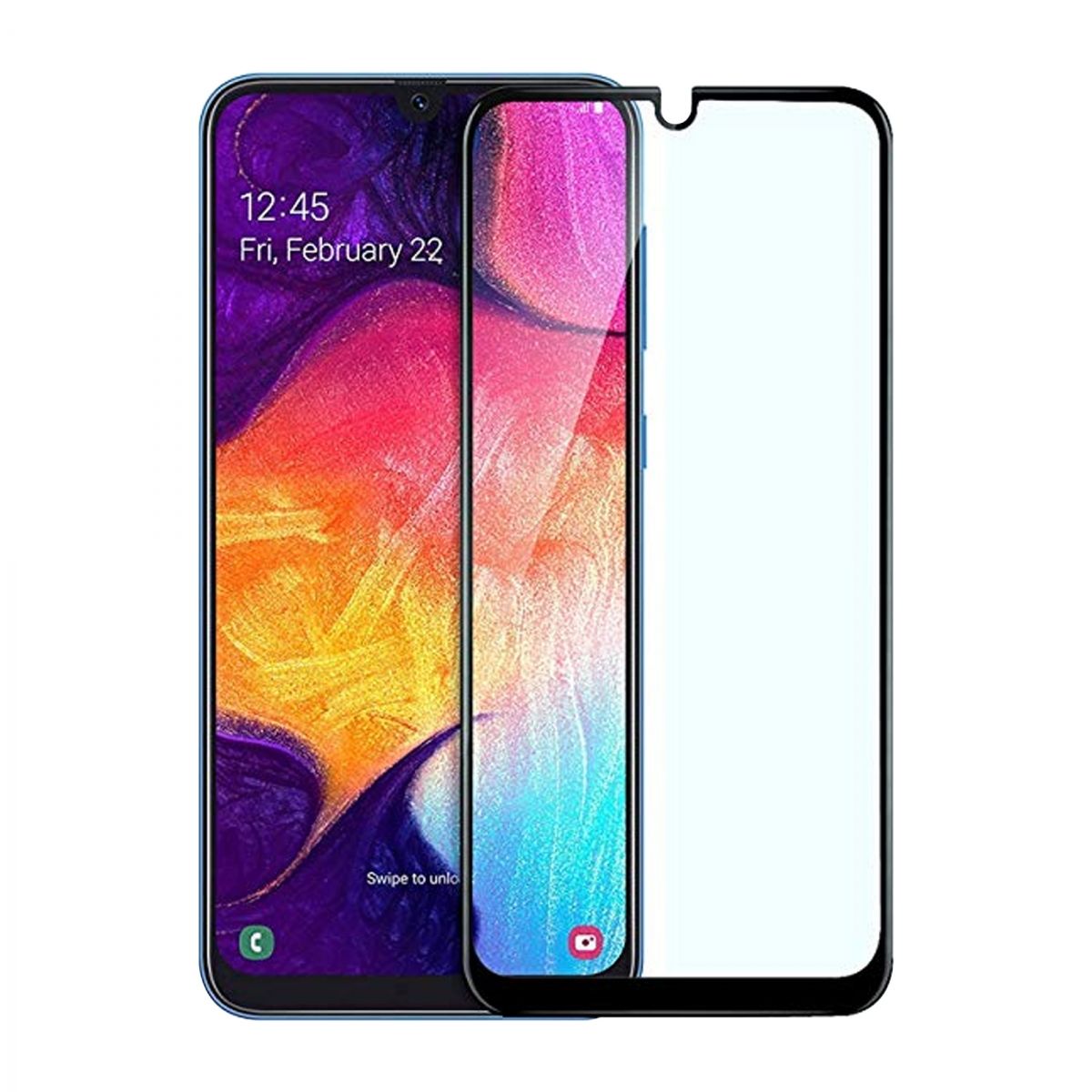 Bufalo Huawei Y6 2019 Ekran Koruyucu 6D Nano Tam Kaplayan Siyah