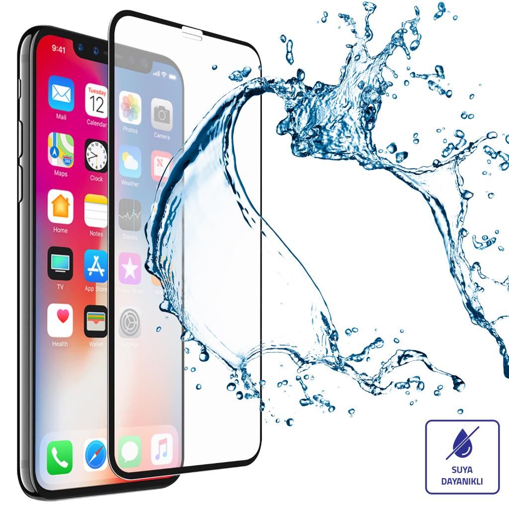 Bufalo iPhone 11 Pro Ekran Koruyucu Seramik Mat Nano 9D Tam Kaplama Siyah