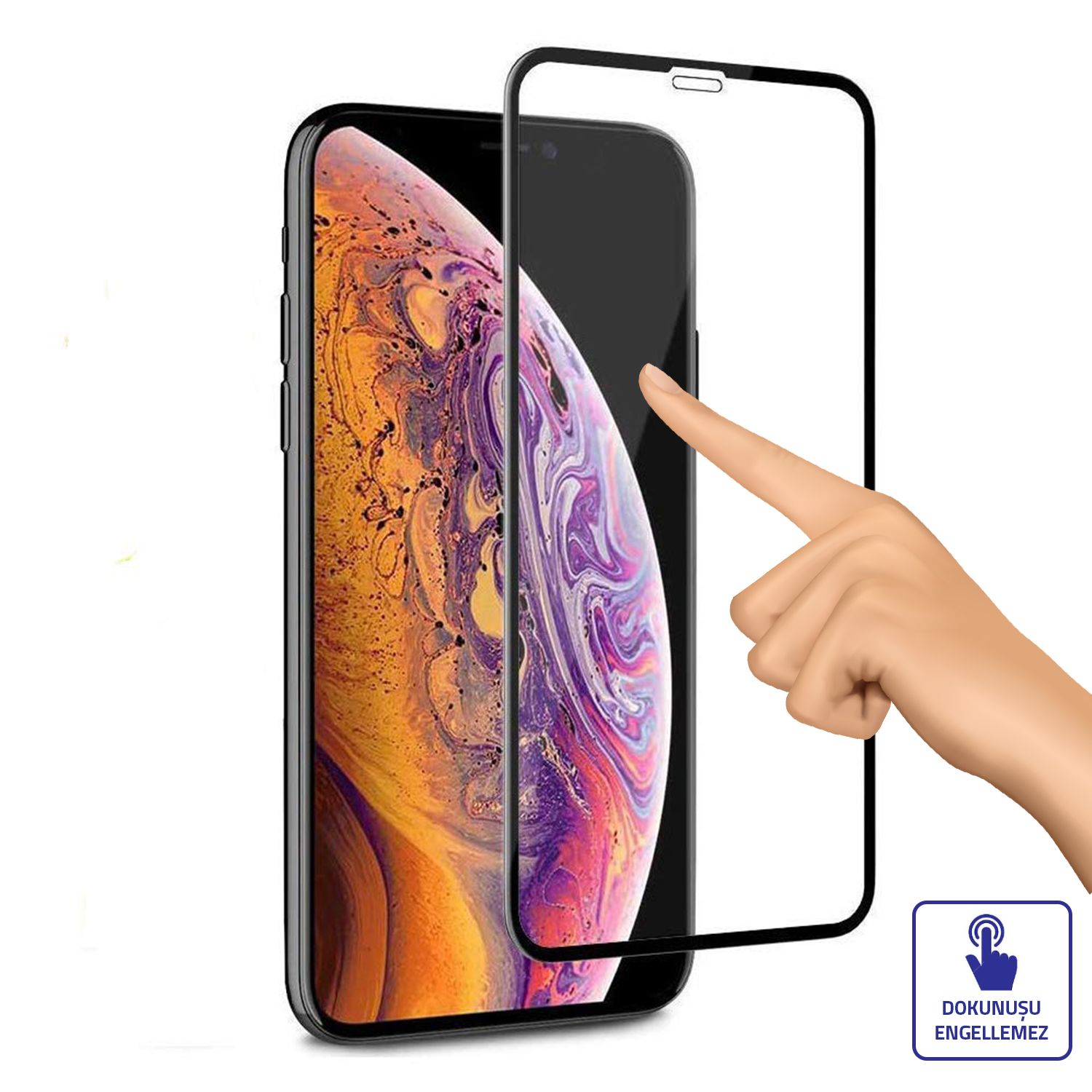 Bufalo iPhone 12 Mini Ekran Koruyucu Seramik Mat Nano 9D Tam Kaplama