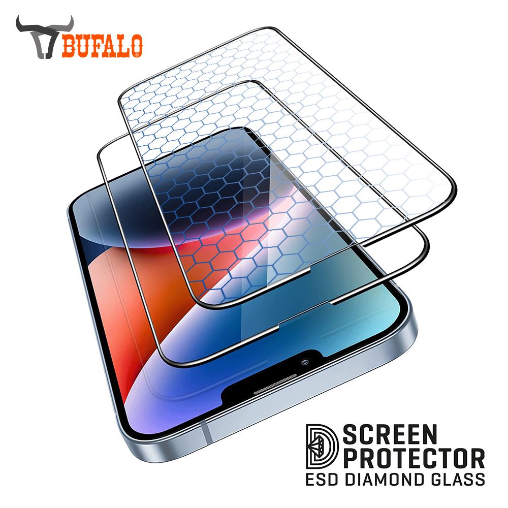 Bufalo iPhone 12 Pro Max ESD Anti Static Seramik Ekran Koruyucu