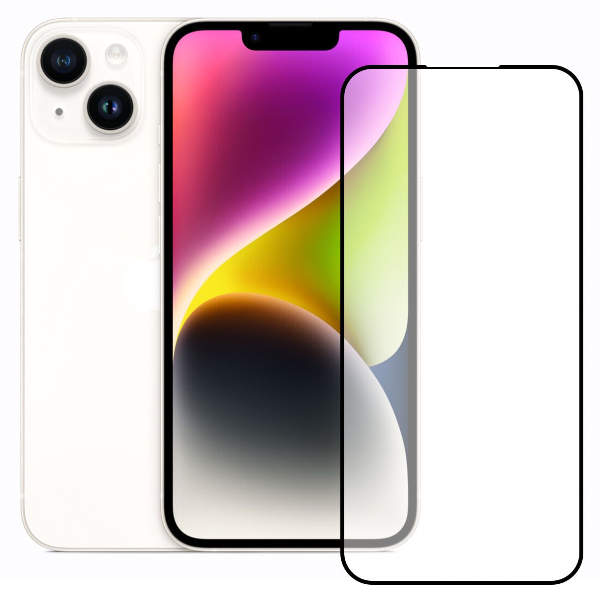 Bufalo iPhone 14 Plus Ekran Koruyucu Seramik Nano 9D Tam Kaplama