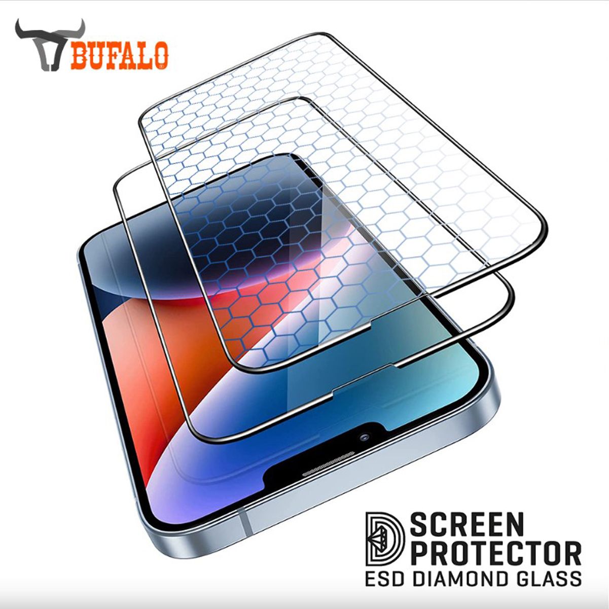 Bufalo iPhone 15 Pro Max ESD Anti Static MAT Seramik Ekran Koruyucu