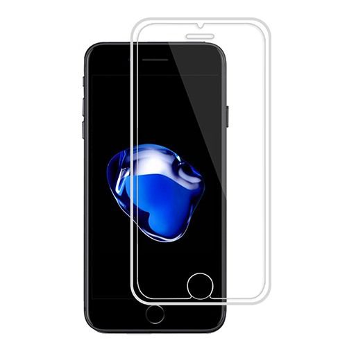 Bufalo iPhone 6 Plus/6s Plus Ekran Koruyucu Silikon Çerçeveli 5D Temperli Cam Şeffaf