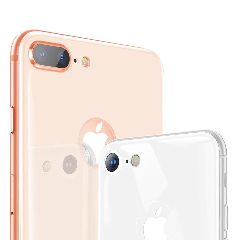 Bufalo iPhone 7/8 Kavisli 4D ARKA GÖVDE Cam Koruyucu Beyaz