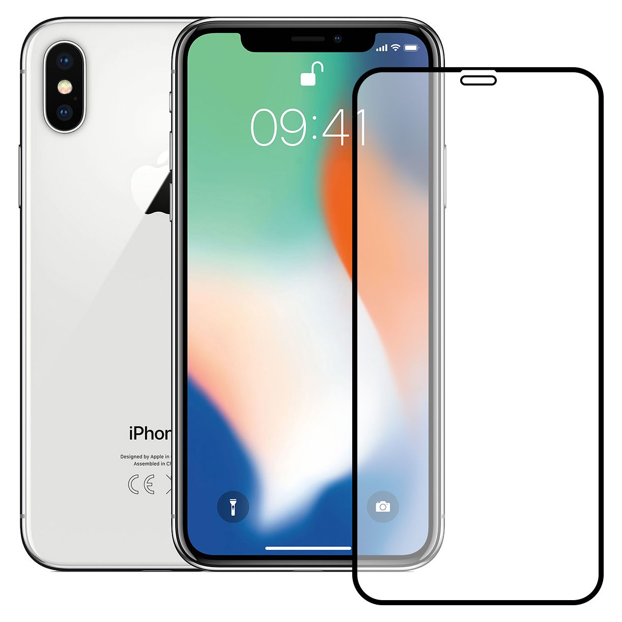 Bufalo iPhone X / XS ESD Anti Static Cam Ekran Koruyucu