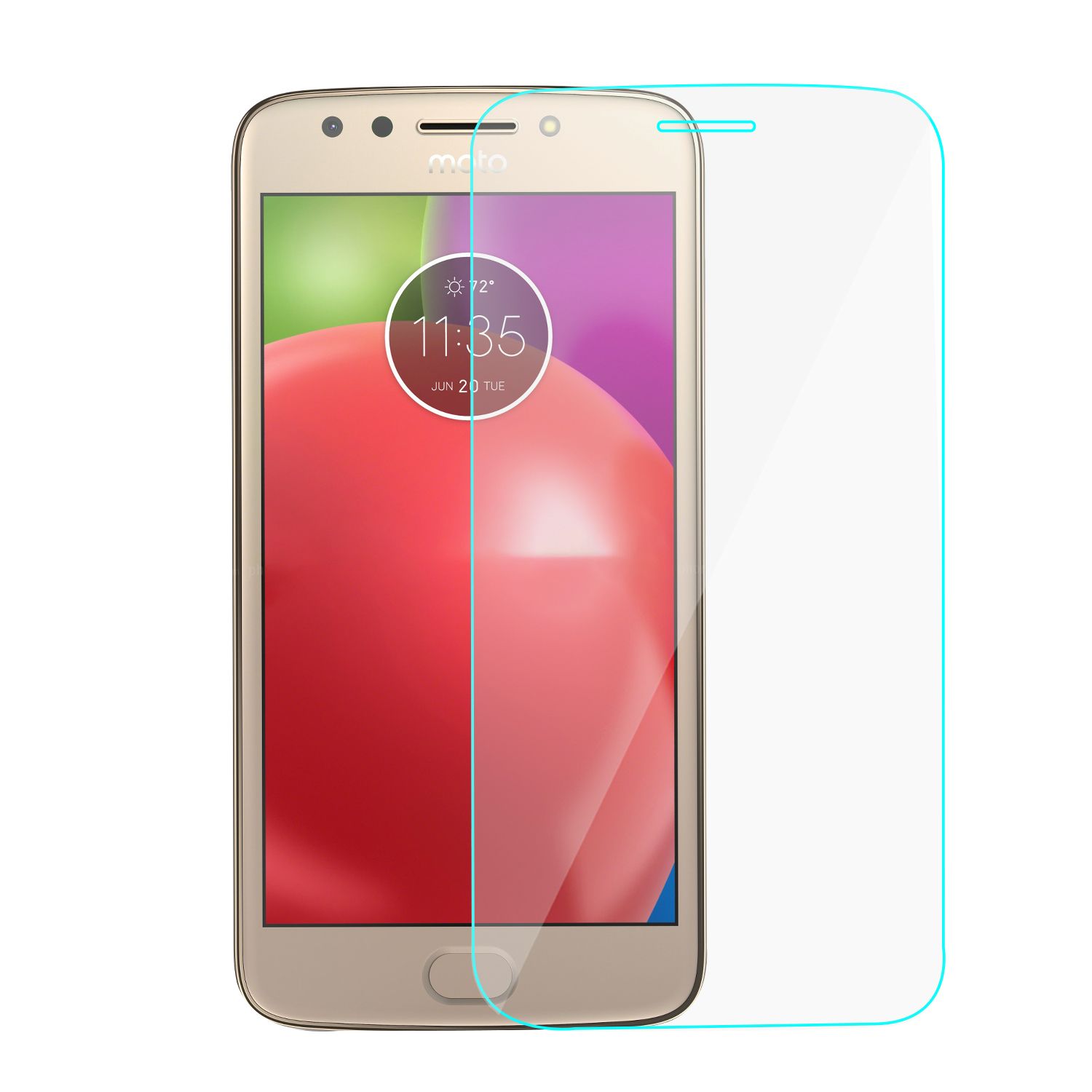 Bufalo Lenovo Moto E4 Cam Ekran Koruyucu