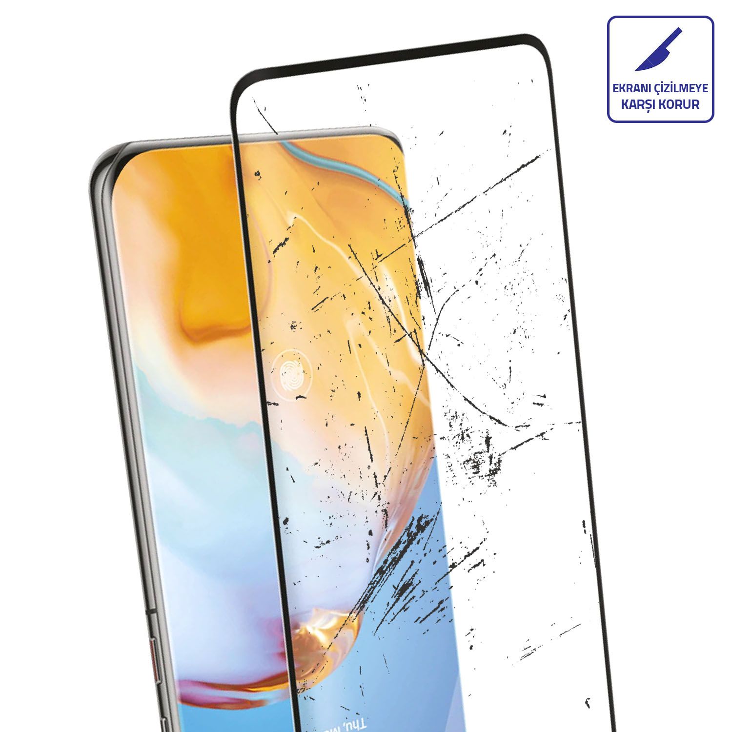 Bufalo Samsung Galaxy A02s Ekran Koruyucu 6D Nano Tam Kaplayan Siyah