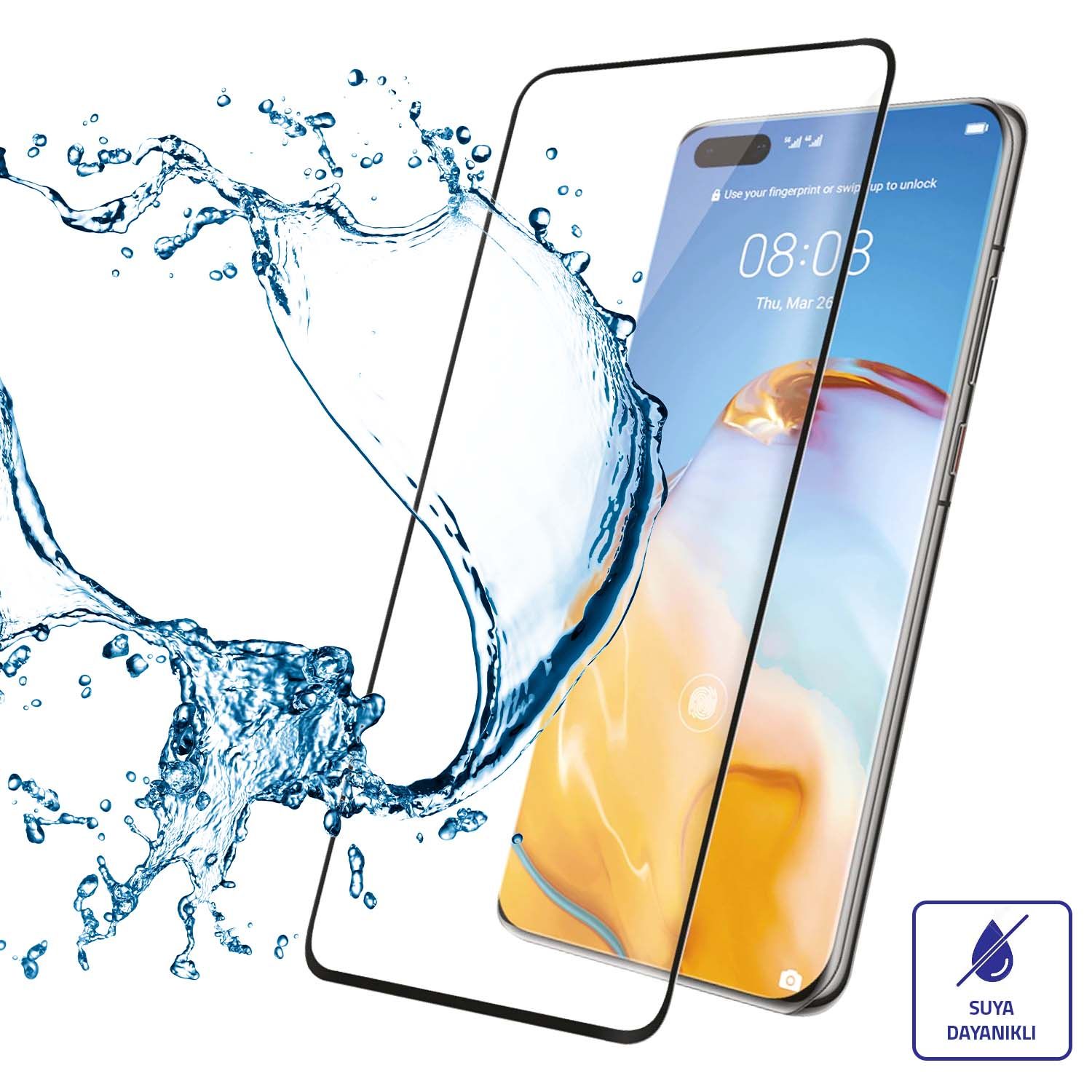 Bufalo Samsung Galaxy A11 / M11 Ekran Koruyucu Seramik Mat Nano 9D Tam Kaplama Siyah